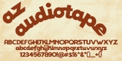 AZ Audiotape font download