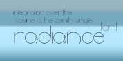 Radiance font download