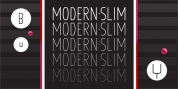 Modern Slim font download