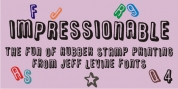 Impressionable JNL font download