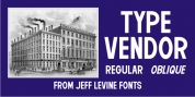 Type Vendor JNL font download