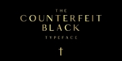 Counterfeit Black font download