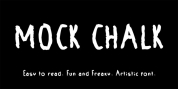 Mock Chalk font download