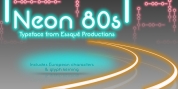 Neon 80s font download