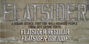 Flatsider JNL font download