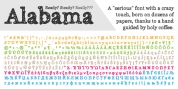 Alabama font download