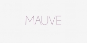 Mauve font download