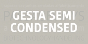 Gesta Semi Condensed font download