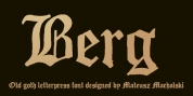 Berg font download