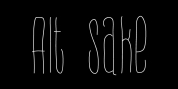 Alt Sake font download