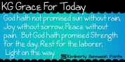 KG Grace For Today font download