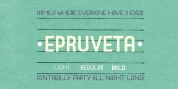 Epruveta font download