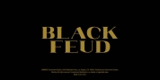 Black Feud font download