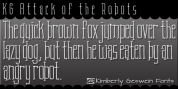 KG Attack Of The Robots font download