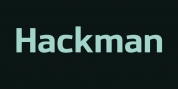Hackman font download