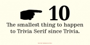 Trivia Serif 10 font download