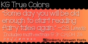 KG True Colors font download