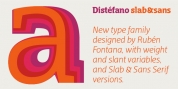 Distefano Slab font download