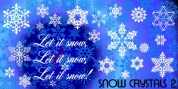Snow Crystals 2 font download