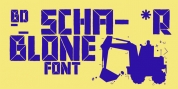 BD Schablone font download