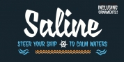 Saline font download