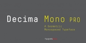 Decima Mono Pro font download