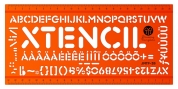 Xtencil font download