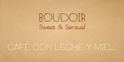 Boudoir font download