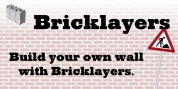 Bricklayers font download