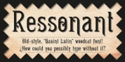 Ressonant font download