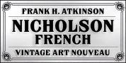 FHA Nicholson French font download