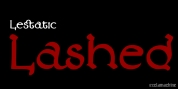 Lestatic Lashed font download