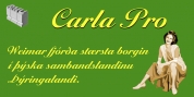 Carla Pro font download