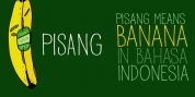 Pisang font download