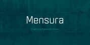 Mensura font download