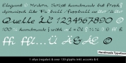 Elegant Hand Script font download