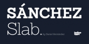 Sanchez Slab font download