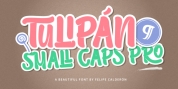 Tulipán Broken Caps Pro font download