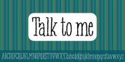 Talk To Me font download