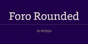 Foro Rounded font download