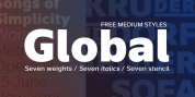 Global font download