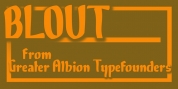 Blout font download