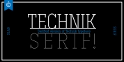 Technik Serif font download