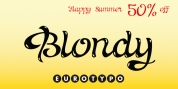 Blondy font download