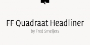 FF Quadraat Headliner font download