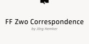 FF Zwo Correspondance font download