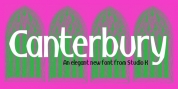 Canterbury font download