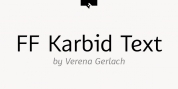FF Karbid Text font download