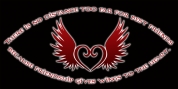 PR Hearts Take Wing 01 font download
