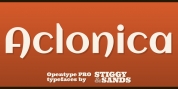 Aclonica Pro font download